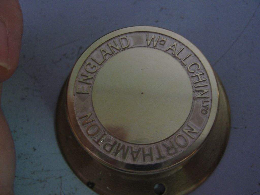 Allchin hub with correct engraving